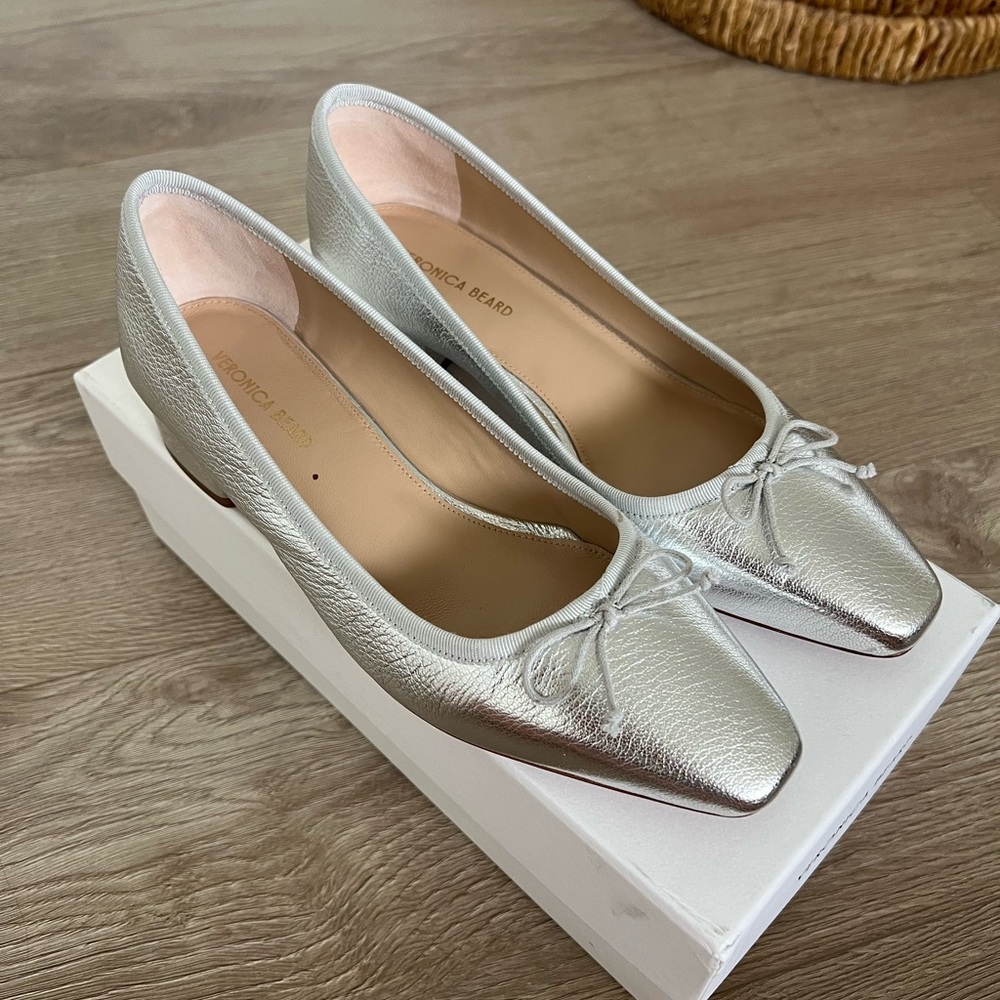 Veronica Beard Cecile Square Toe Pump - Picture 3 of 6